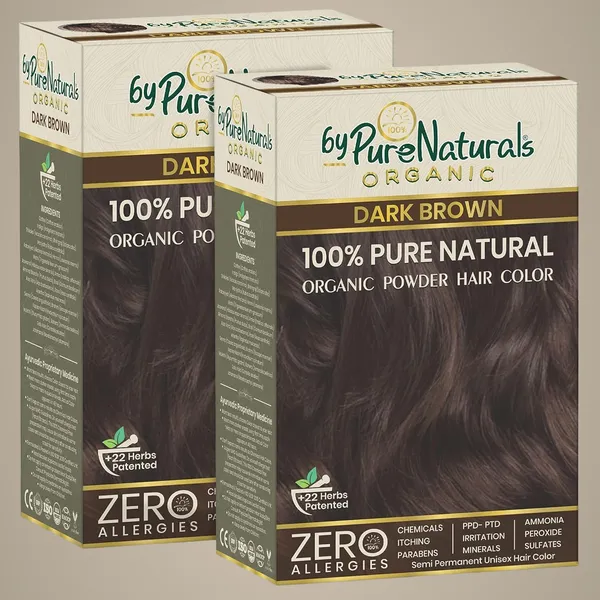 byPureNaturals_100%_Organic_Pure_Natural_Powder_Hair_Color-_60Gm-_3N_Dark_Brown-_Pack_Of_2