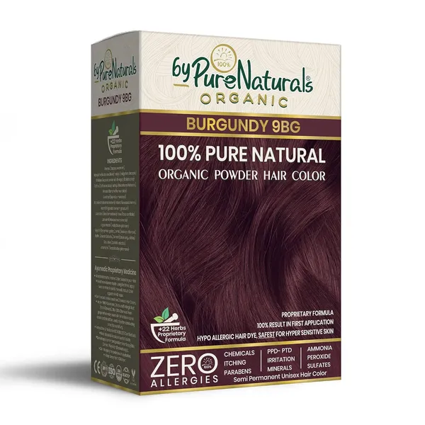 byPureNaturals_100%_Organic_Pure_Natural_Powder_Hair_Color-_120Gm-_9Bg_Burgundy-_Pack_Of_1
