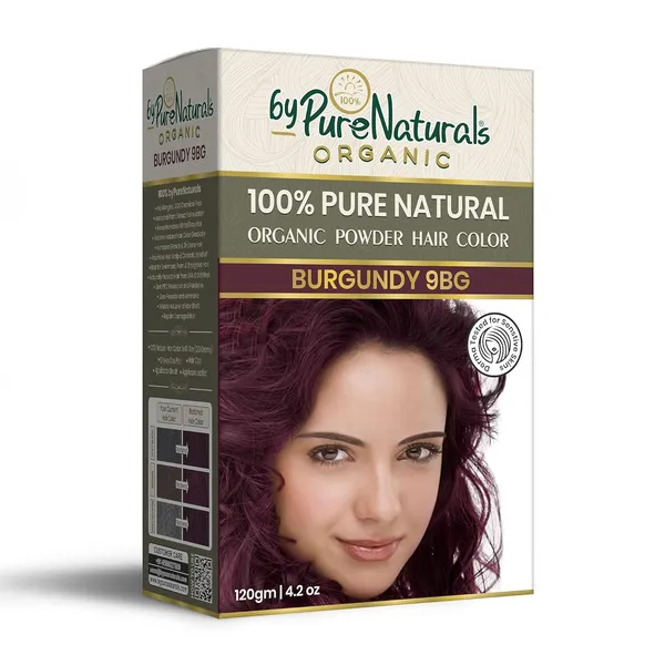 byPureNaturals_100%_Organic_Pure_Natural_Powder_Hair_Color-_120Gm-_9Bg_Burgundy-_Pack_Of_1