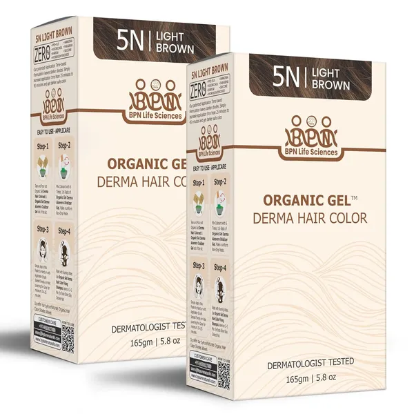 Quikhenna_Clinica_Organic_Gel_Innovative_Derma_Hair_Color_165Gm-_5N_Light_Brown-_Pack_Of_2