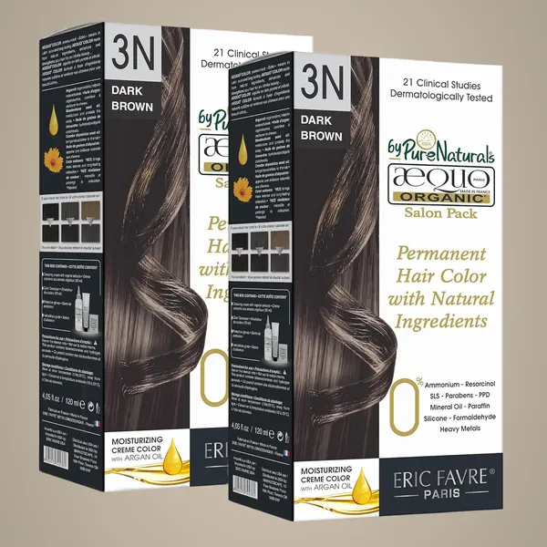 Aequo_Organic_Cream_Hair_Colour_Salon_Pack-_120Ml-_3N_Dark_Brown-_Pack_Of_2