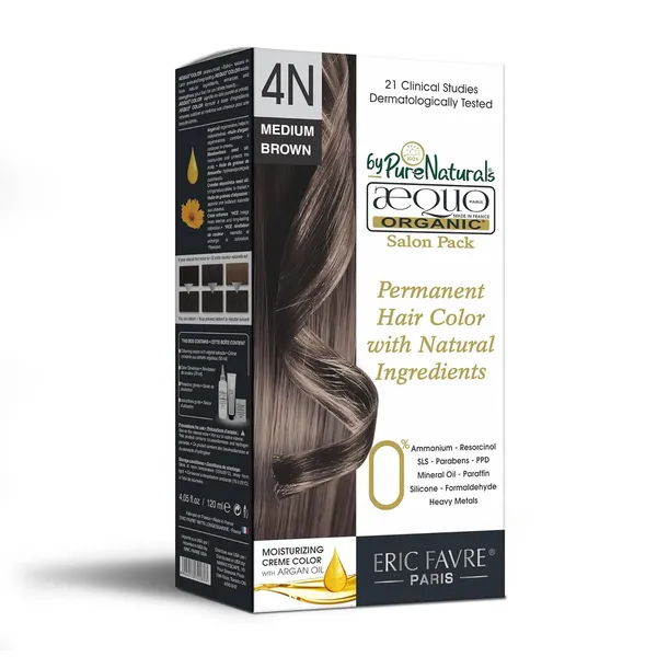 Aequo_Organic_Cream_Hair_Colour_Salon_Pack-_120Ml-_4N_Medium_Brown-_Pack_Of_1