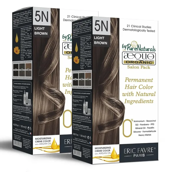 Aequo_Organic_Cream_Hair_Colour_Salon_Pack-_120Ml-_5N_Light_Brown-_Pack_Of_2