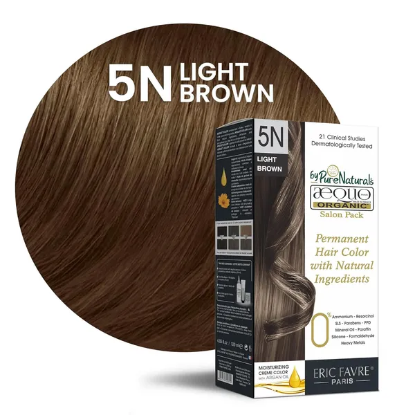 Aequo_Organic_Cream_Hair_Colour_Salon_Pack-_120Ml-_5N_Light_Brown-_Pack_Of_2