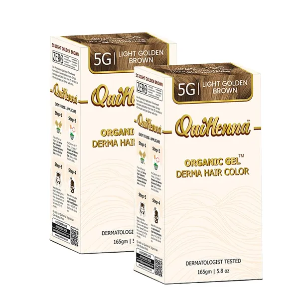 Quikhenna_Clinica_Organic_Gel_Innovative_Derma_Hair_Color_165Gm-_5G_Light_Golden_Brown-_Pack_Of_2
