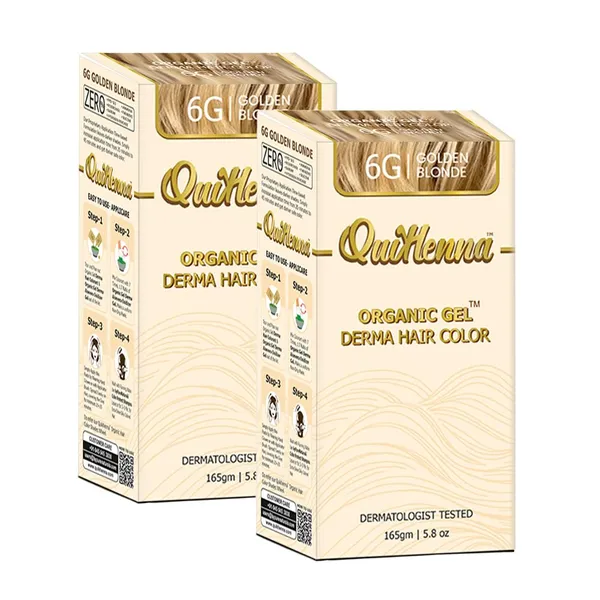 Quikhenna_Clinica_Organic_Gel_Innovative_Derma_Hair_Color_165Gm-_6G_Golden_Blonde-_Pack_Of_2