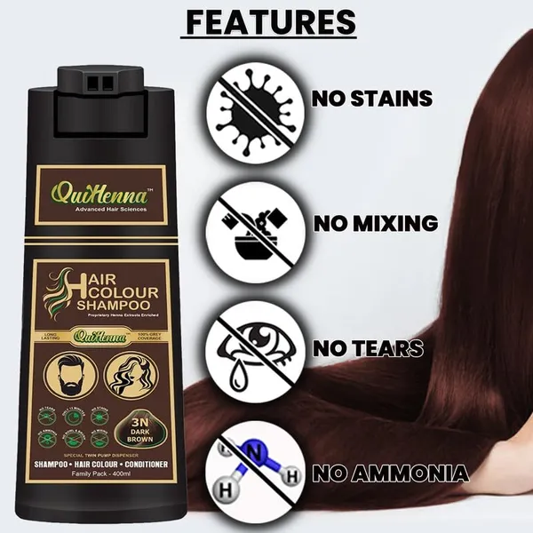 Quikhenna_Evara_Organic_Gel_Hair_Colour_Shampoo-_400Ml-_3N_Dark_Brown-_Pack_Of_2