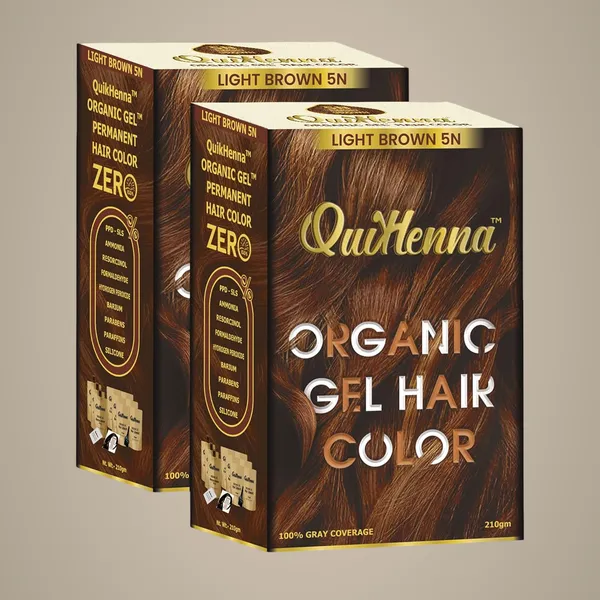 Quick_Henna_Organic_Gel_Hair_Colour_210Gm-_5N_Light_Brown-_Pack_Of_2