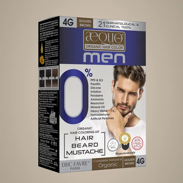 Aequo_Organic_Cream_Hair_Colour_For_Men-_170Ml-_4G_Golden_Brown-_Pack_Of_1