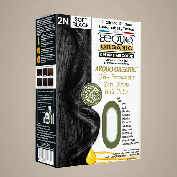 QH+_Aequo_Organic_Zero_Toxins_Permanent_Cream_Hair_Colour-_200Ml-_2N_Soft_Black-_Pack_Of_1