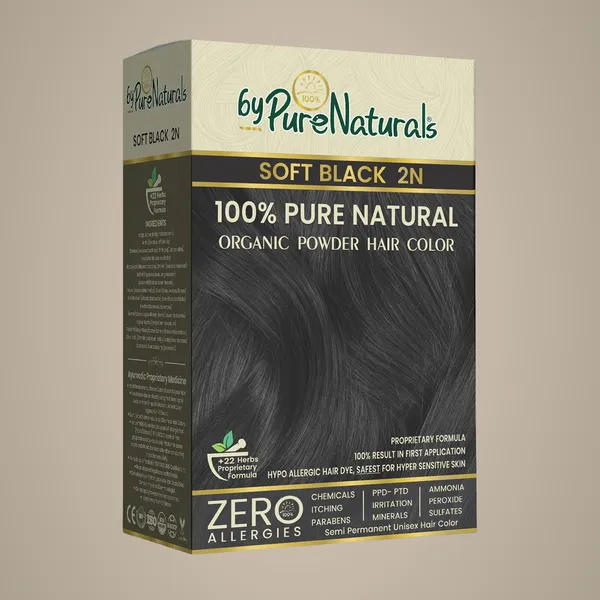 byPureNaturals_100%_Organic_Pure_Natural_Powder_Hair_Color-_120Gm-_2N_Soft_Black-_Pack_Of_1
