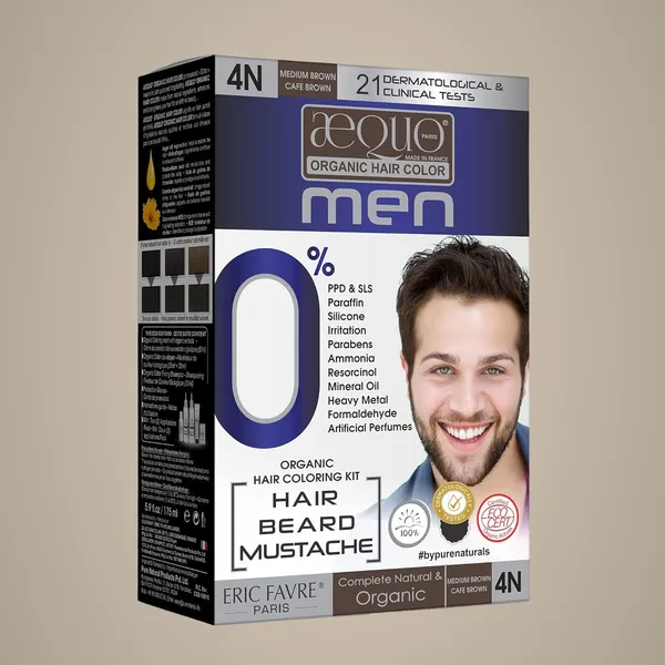 Aequo_Organic_Cream_Hair_Colour_For_Men-_170Ml-_4N_Medium_Brown-_Pack_Of_1