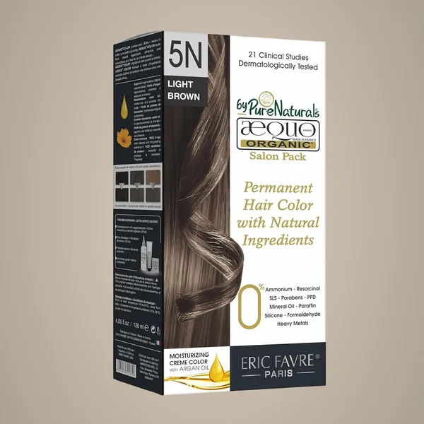 Aequo_Organic_Cream_Hair_Colour_Salon_Pack-_120Ml-_5N_Light_Brown-_Pack_Of_1