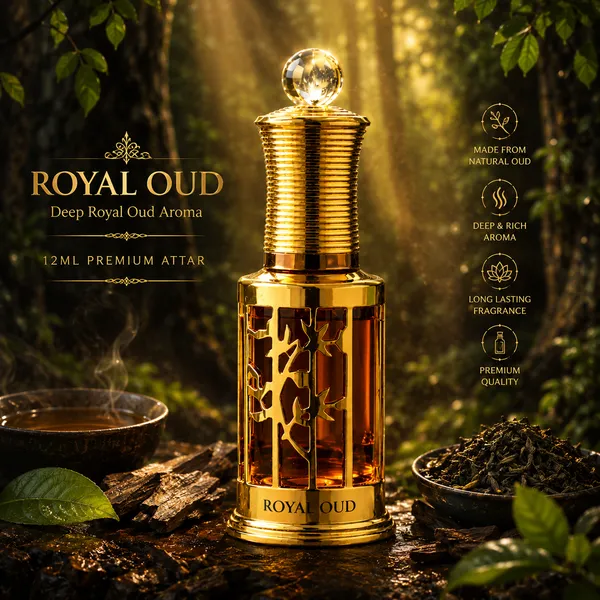 Foavil_Royal_Oud_Attar_12ml_|_Concentrated_Perfume_Oil_|_Golden_Bottle_with_Magnetic_Hamper_Box