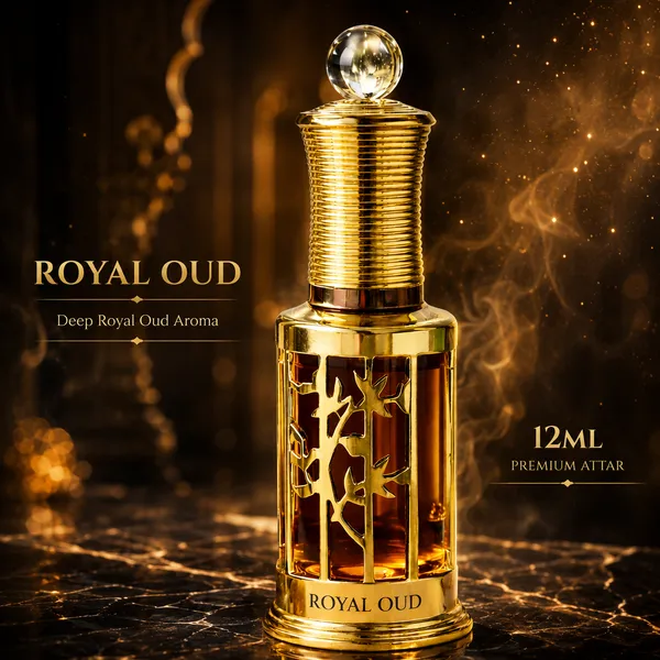 Foavil_Royal_Oud_Attar_12ml_|_Concentrated_Perfume_Oil_|_Golden_Bottle_with_Magnetic_Hamper_Box