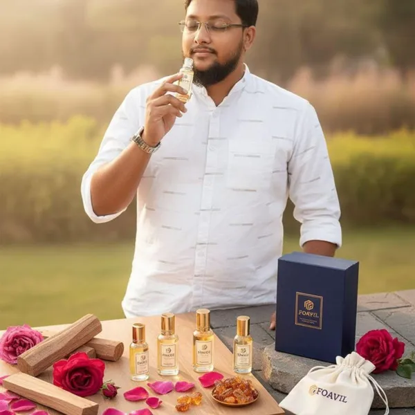 Foavil_Royal_Oud_Attar_12ml_|_Concentrated_Perfume_Oil_|_Golden_Bottle_with_Magnetic_Hamper_Box