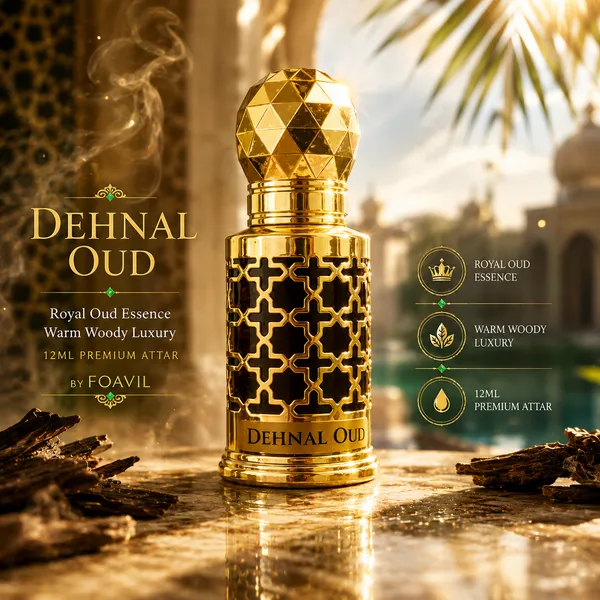 Foavil_Dehnal_Oud_Attar_12ml_|_Traditional_Perfume_Oil_|_Golden_Bottle_with_Rigid_Box
