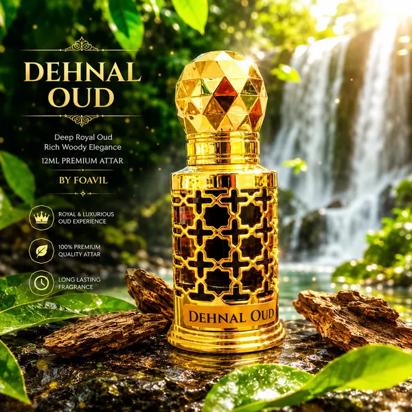 Foavil_Dehnal_Oud_Attar_12ml_|_Traditional_Perfume_Oil_|_Golden_Bottle_with_Rigid_Box