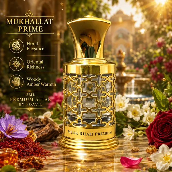 FOAVIL Musk Rijali Premium Attar 12ML (Alcohol-Free Long Lasting ...