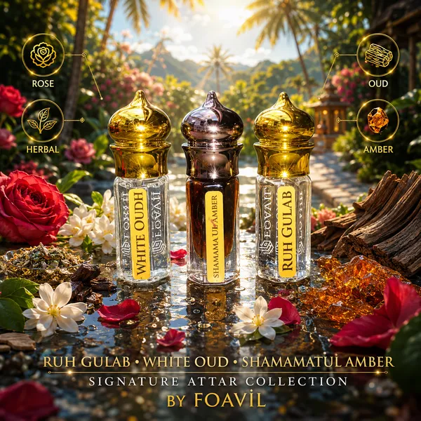 Pack_of_3_Ruh_Gulab,_White_Oud_&_Shamama_Tul_Amber_Attar_Combo_|_Long-lasting_|_Nature-inspired