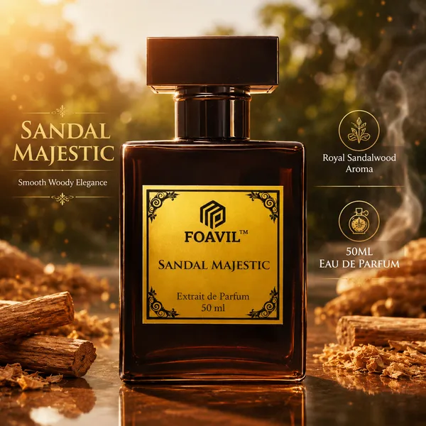 Foavil_Sandal_majestic_50ml_|_Extrait_de_Parfum_|_Sandalwood_&_Soft_Woody_Notes_|_Long-Lasting_Fragrance