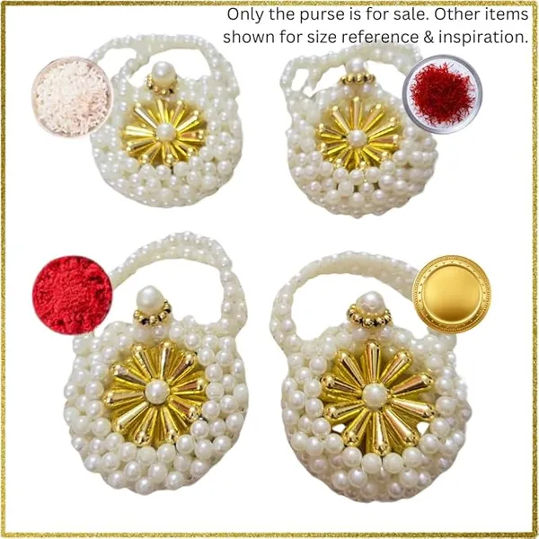 White_Pearl_Premium_&_Elegant_Coin_Purse_(2.5_X_3.5_Inch)