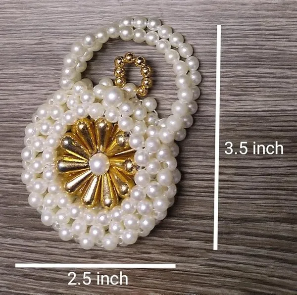 White_Pearl_Premium_&_Elegant_Coin_Purse_(2.5_X_3.5_Inch)