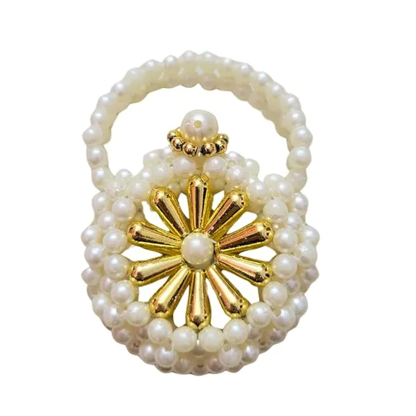 White_Pearl_Premium_&_Elegant_Coin_Purse_(2.5_X_3.5_Inch)