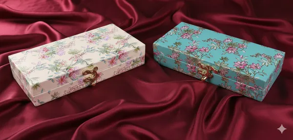 Pack_Of_2_Green_&_Cream_Mdf_Premium_&_Elegant_Gift_Set
