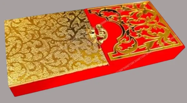 Red_&_Gold_Wooden_With_Valvet_Premium_&_Elegant_Designer_Gaddi_Box_For_Cash_&_Shagun