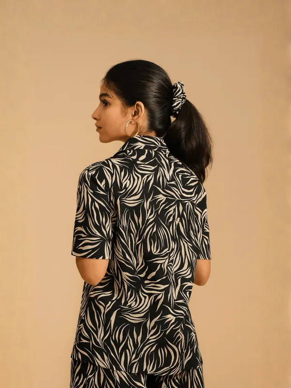 Raaya_Co-Ord_Set_For_Women_Black_Cotton