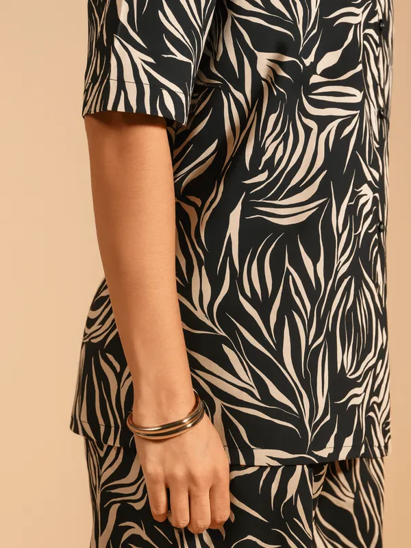 Raaya_Co-Ord_Set_For_Women_Black_Cotton