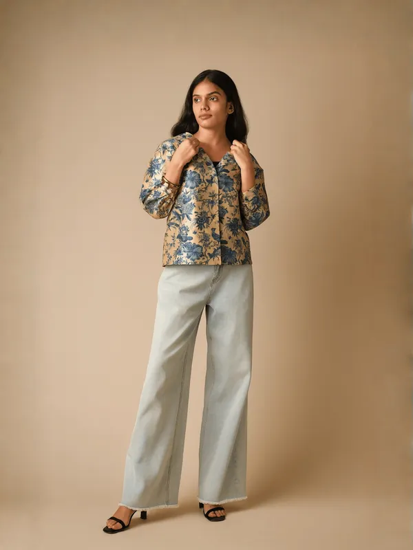 Camellia_Top_For_Women_Cream_Mango_Silk