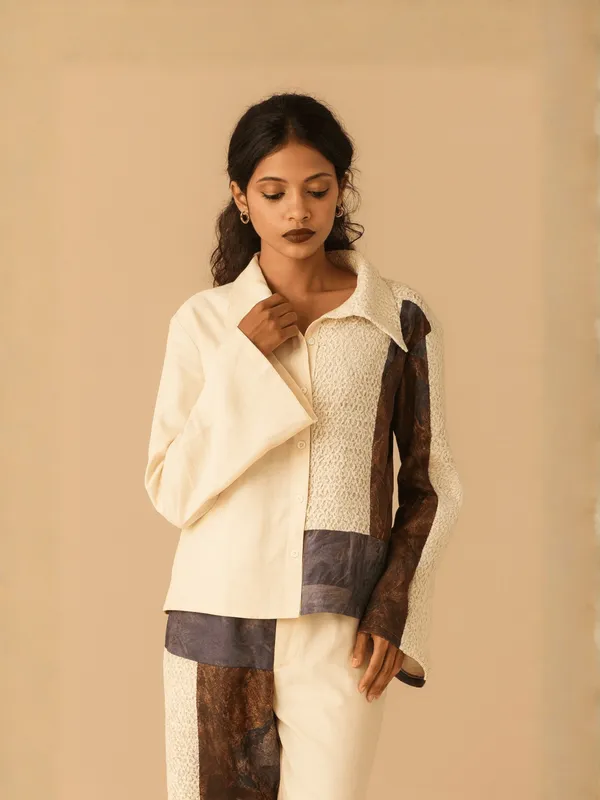 Mosaic_Co-ord_Set_For_Women__Cream_Organic_Cotton
