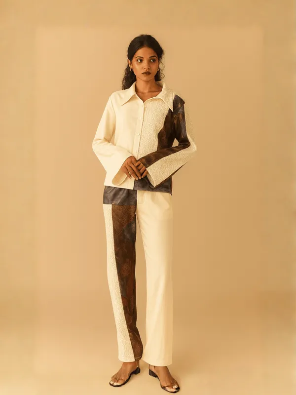 Mosaic_Co-ord_Set_For_Women__Cream_Organic_Cotton