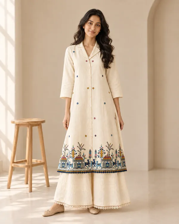 Floklora_Dress_with_Plazzo