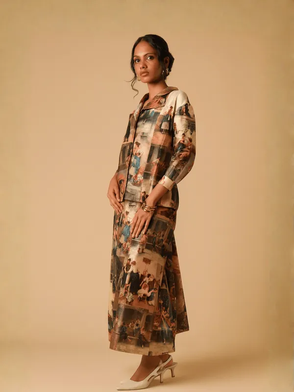 Tapestry_Co-Ord_Set_For_Women_Multicolour_Silk