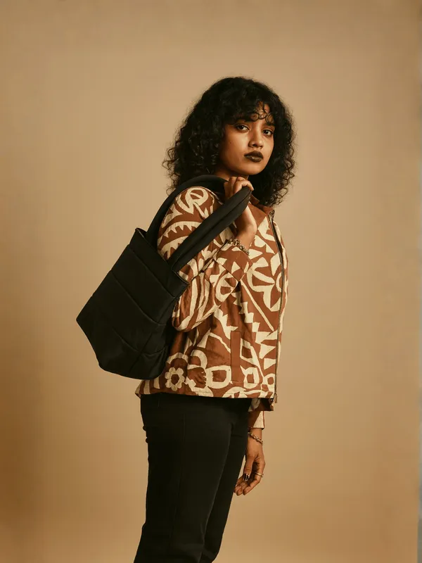 Rust_Geo_Bomber__Brown_Organic_Cotton_For_Women