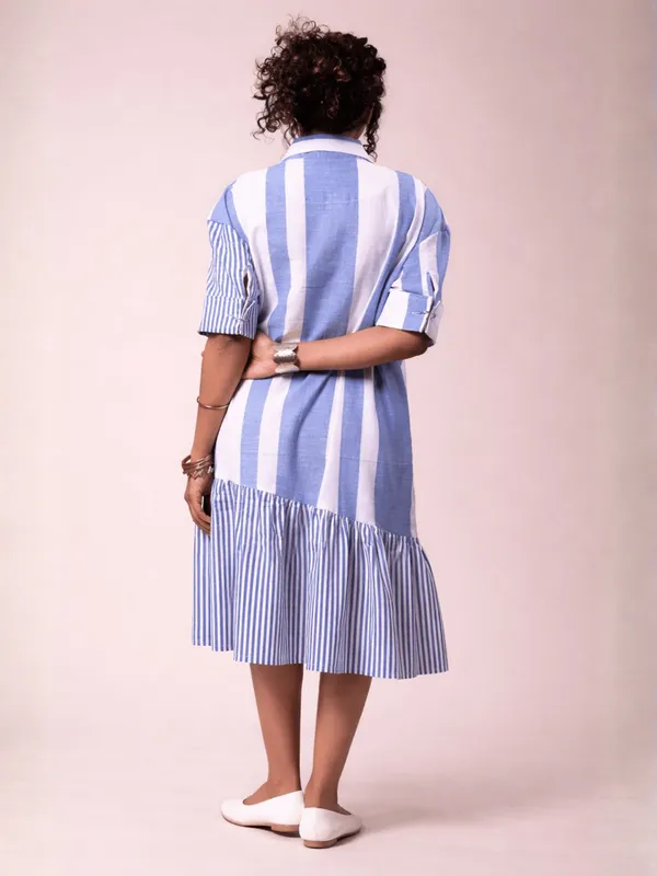 Relay_Dress_Blue_Bold_Stripe