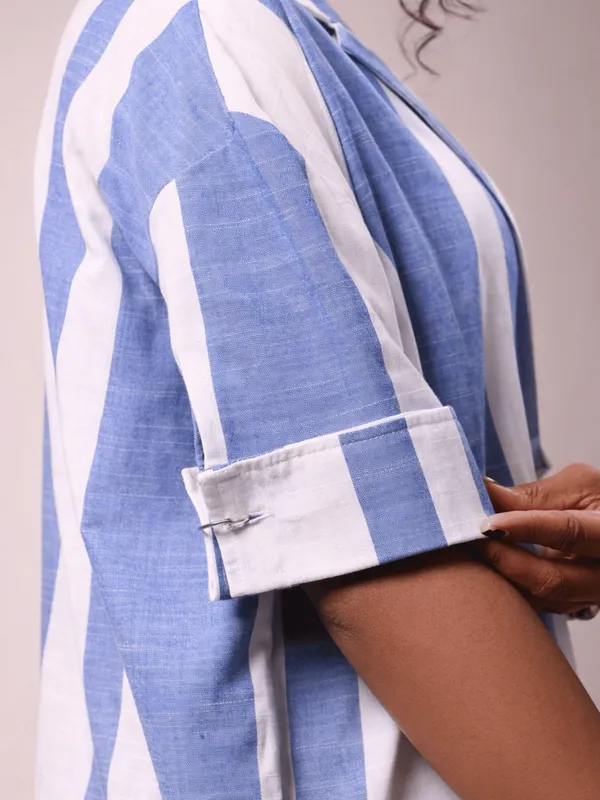 Relay_Dress_Blue_Bold_Stripe