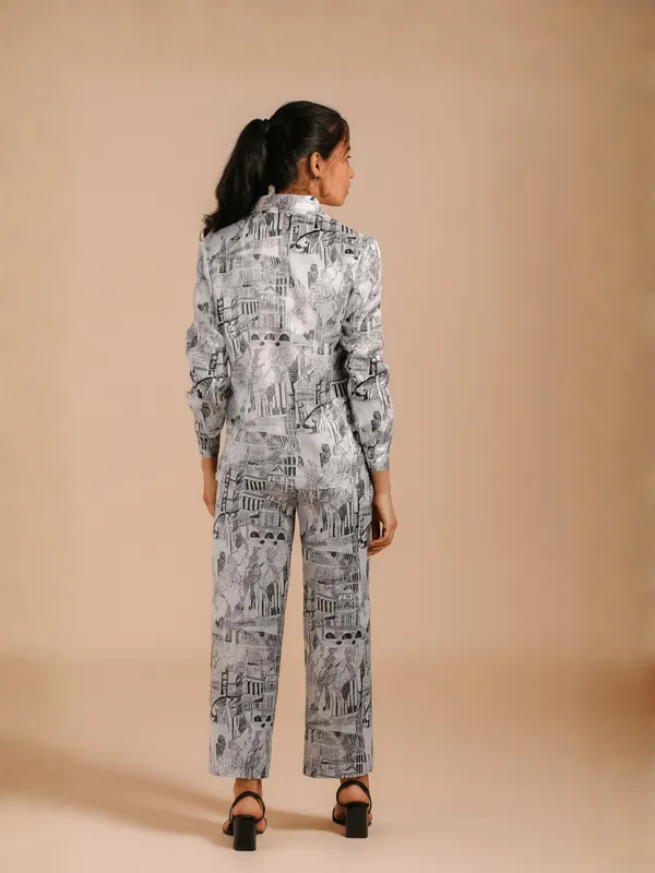 Architect's_Dream_Co-Ord_Set_For_Women_White_American_Polyester