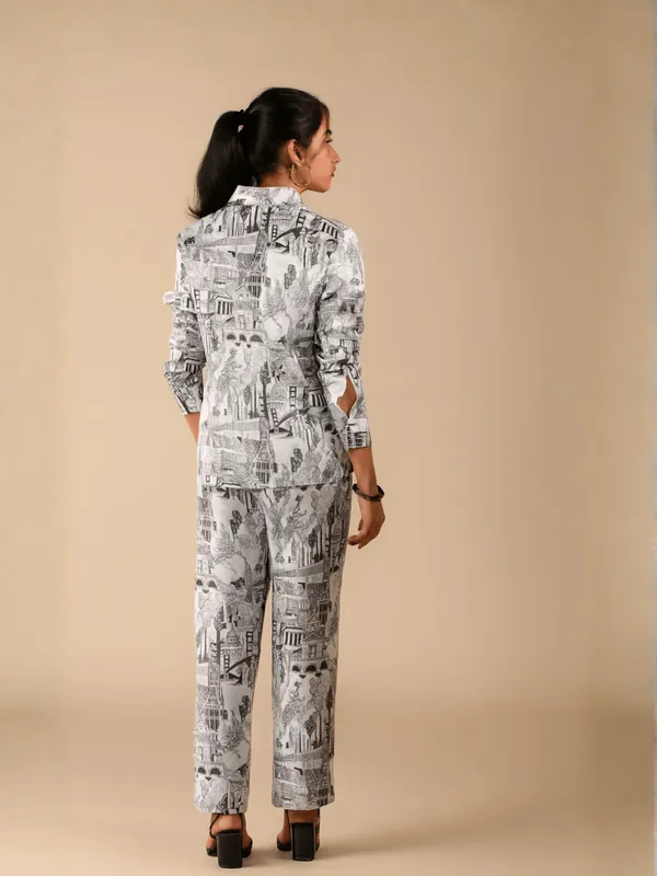 Architect's_Dream_Co-Ord_Set_For_Women_White_American_Polyester