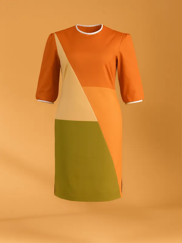 Rust_Raga_Dress_For_Women_Rust_Cotton