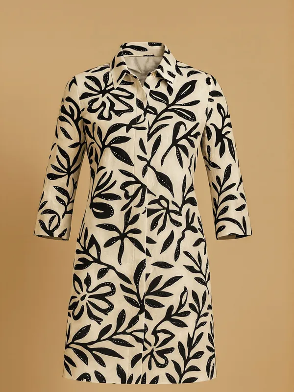 Noiratica_Kia_Shirt_Dress_For_Women_White_Cotton