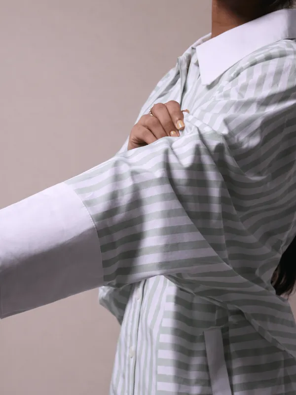 Riyaan_Dress_Light_Green_Vertical_Stripe