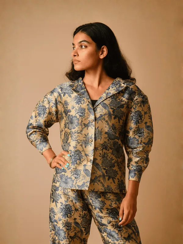 Camellia_Co-Ord_Set_For_Women_Cream_Mango_Silk