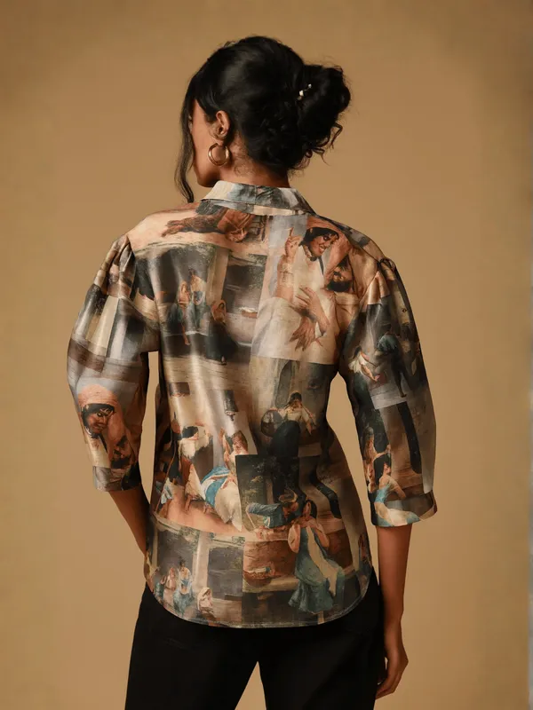 Tapestry_Top_For_Women_Multicolour_Silk