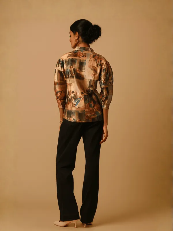 Tapestry_Top_For_Women_Multicolour_Silk