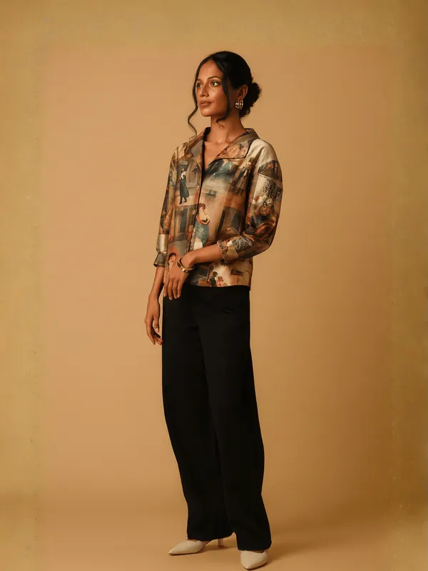 Tapestry_Top_For_Women_Multicolour_Silk
