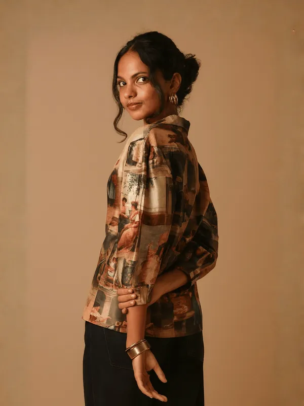 Tapestry_Top_For_Women_Multicolour_Silk